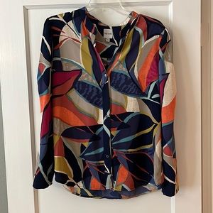 Nic + Zoe size medium printed blouse